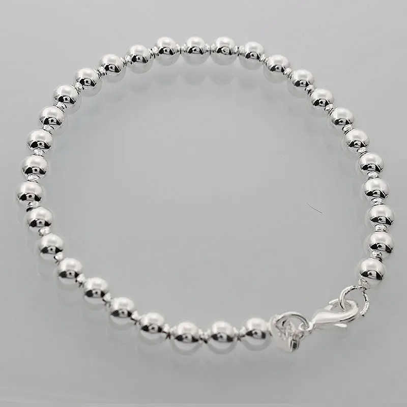 925 Silver Plated Buddha Bead Bracelet for Women - Image 2