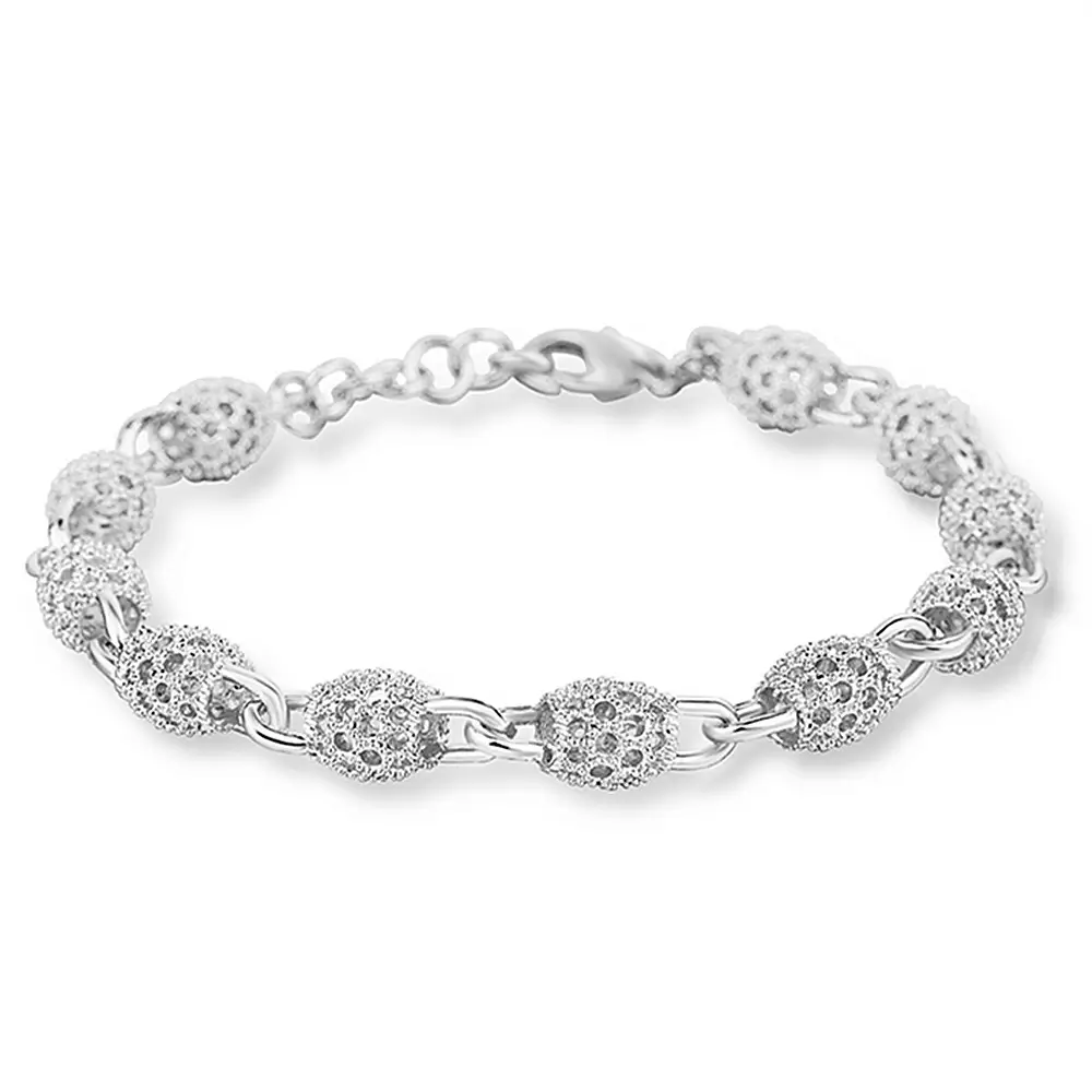 Silver Lace Bracelet for Women Daily Wear or Special Events - Image 5