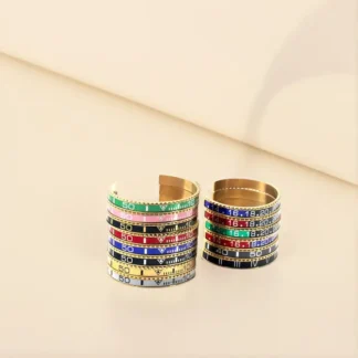 Stylish Roman Numeral Bracelets for Couples