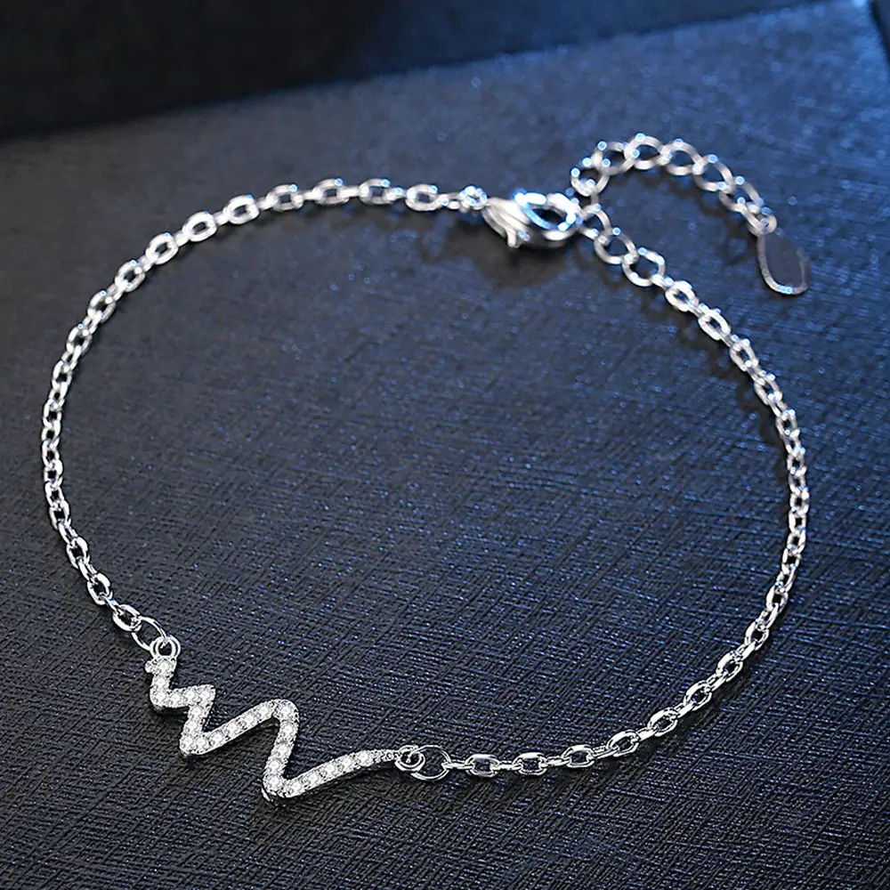 Elegant ECG Design Bracelet for Women - Image 4