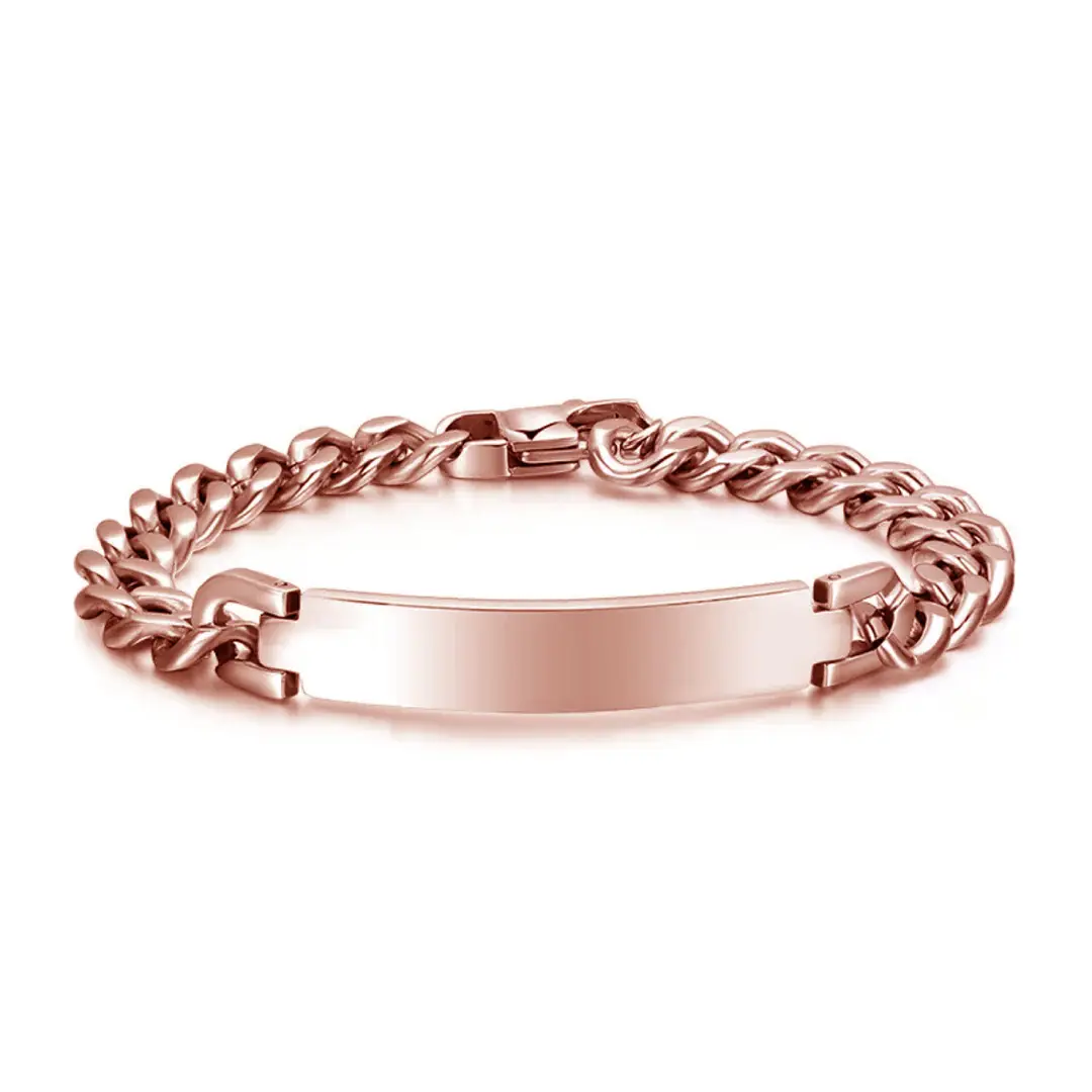 Titanium Steel Bracelet for Men, Lightweight, Durable, Silver - Image 2
