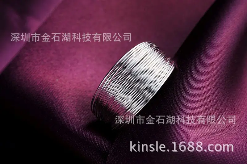 Premium Silver Multi-Line Ring for Daily Wear - Image 2