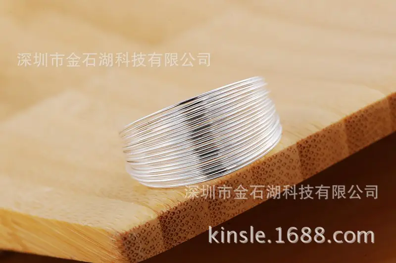 Premium Silver Multi-Line Ring for Daily Wear - Image 4