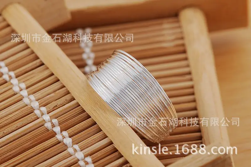 Premium Silver Multi-Line Ring for Daily Wear - Image 5