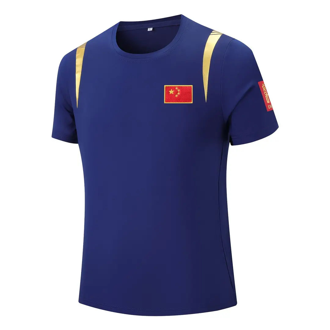 Women Red Stitched Sports T-Shirt Summer 2024 - Image 5