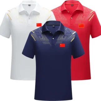 Women Summer Printed Sports Uniform White Short Sleeve