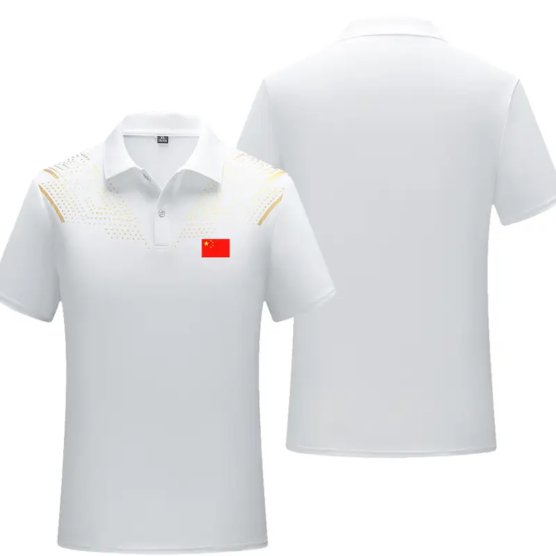Women Summer Printed Sports Uniform White Short Sleeve - Image 2