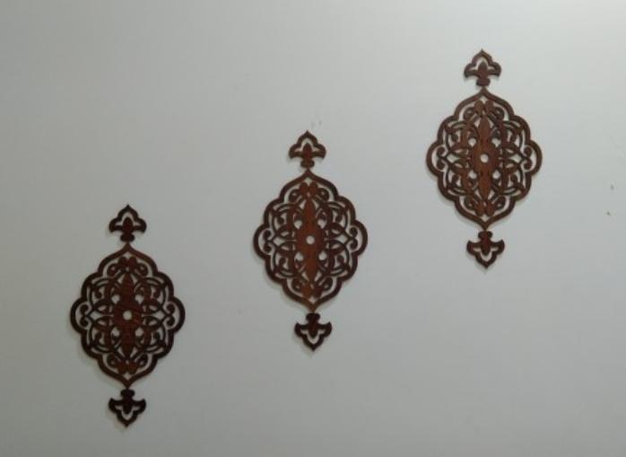 Mandala Wall Art Wooden 3D Decor 7x9" - Image 4