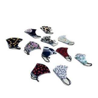 Premium Cotton Face Masks 6 Pack Multicolor