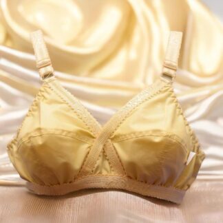 Ivory Cotton Non-Padded Bra for Daily Comfort