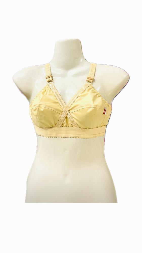 Premium Cotton Non-Padded Bra Beige 32-42