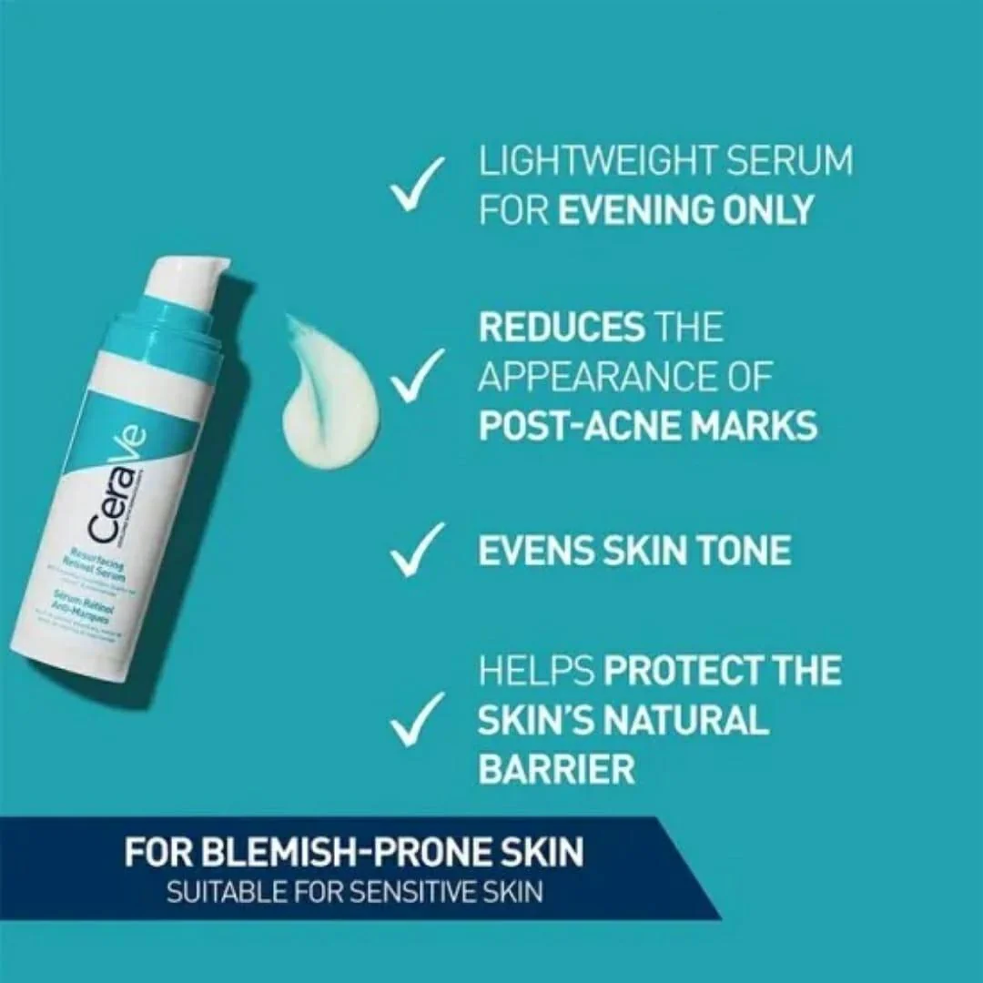 CeraVe Resurfacing Retinol Serum 1 Fl Oz - Image 6