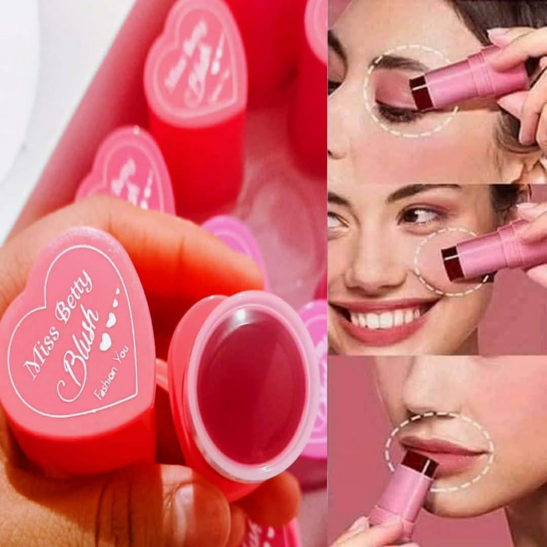 Multicolor Glowy Blush Set for Pakistani Skin