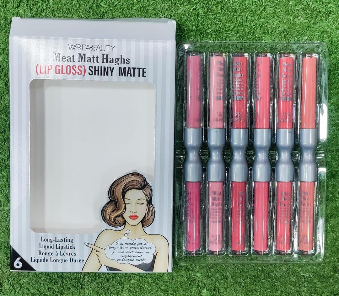 Premium Quality Lip Gloss Set 6 Shades Long Lasting