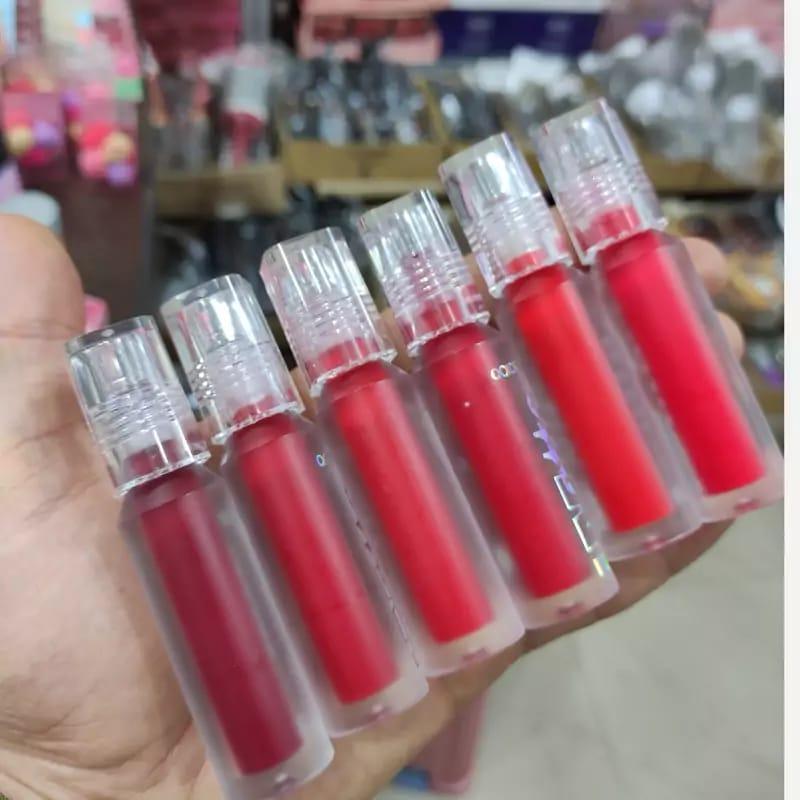 Matte Lip Gloss Red Orange Peach Long Lasting - Image 2