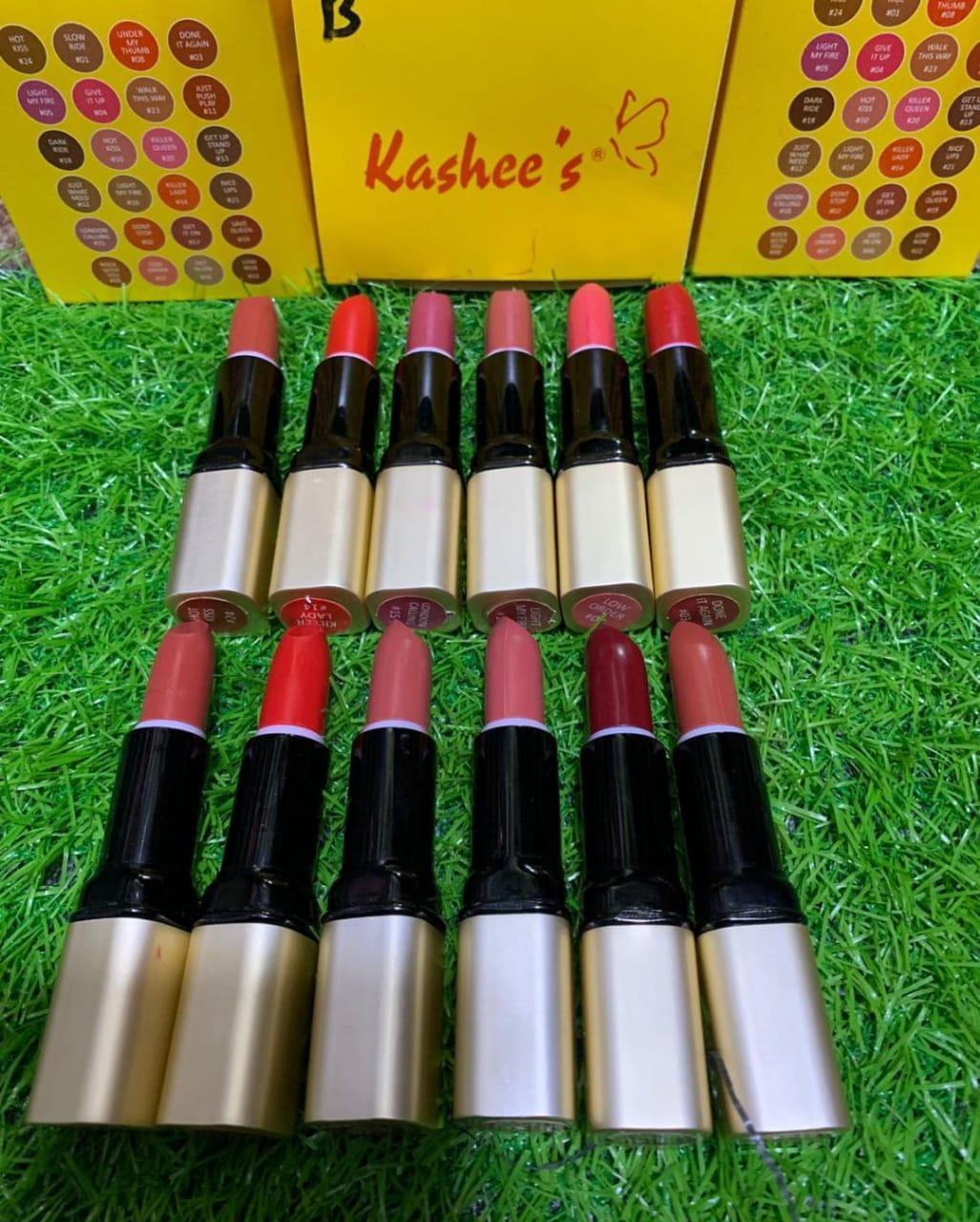 Kashee's Matte Lipstick Bold Red Long Lasting - Image 3
