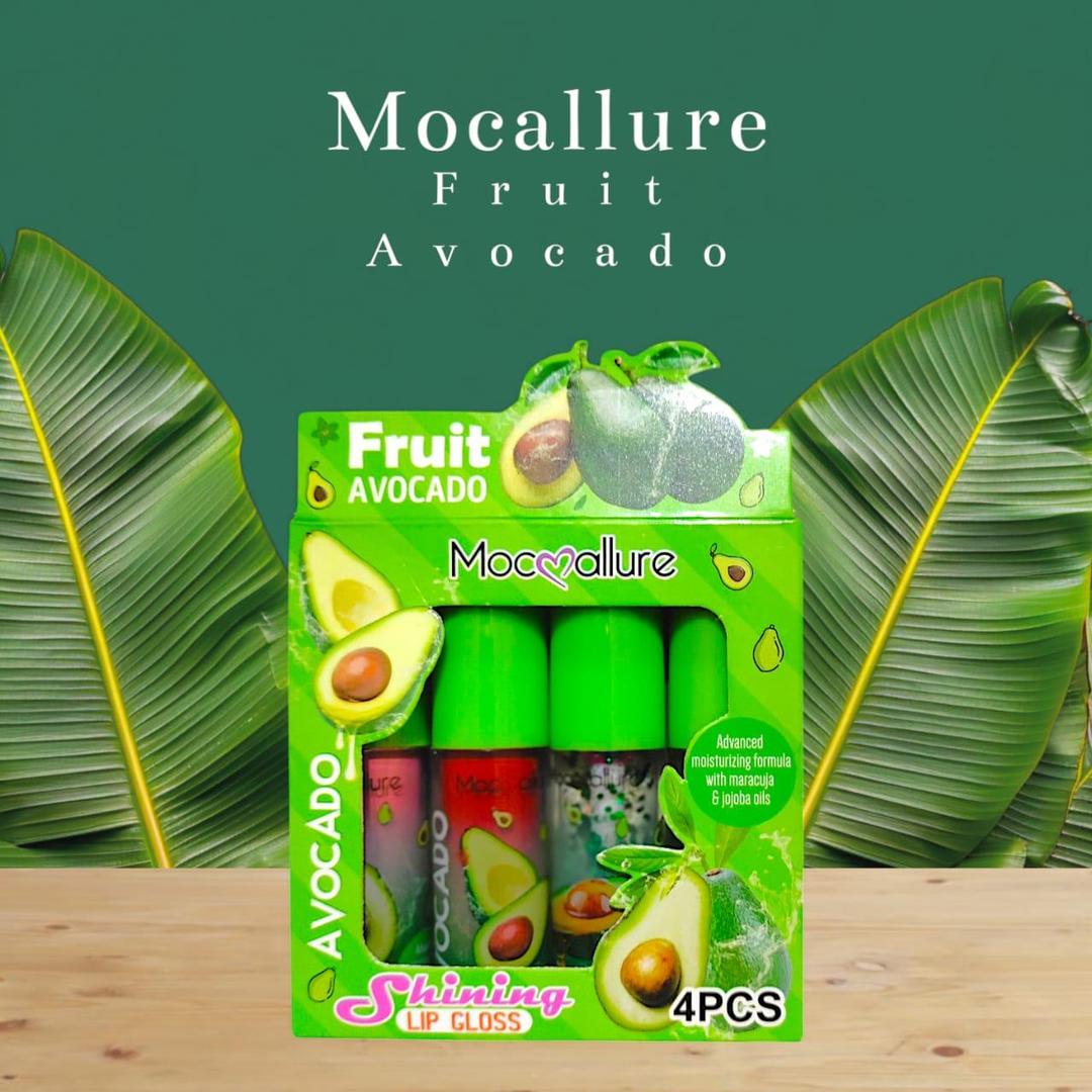 Avocado Shining Lip Gloss 4 Pcs Set
