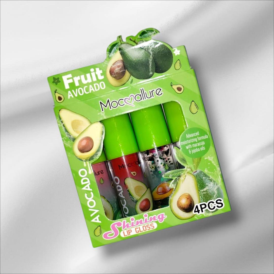Avocado Shining Lip Gloss 4 Pcs Set - Image 2