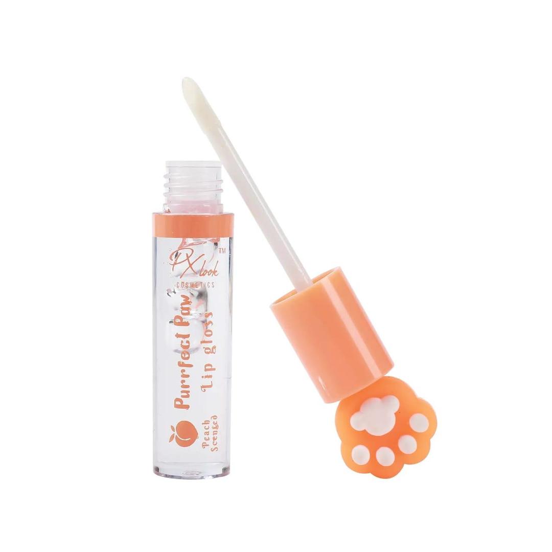 Paw Print Lip Gloss - Pink Blue Orange, Non-Sticky, Long Lasting - Image 3