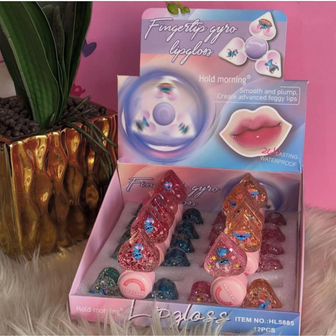 Stitch-themed Glossy Lip Oil Spinner Bottle - Image 3