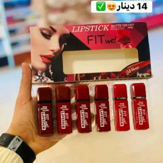 Fitme High Pigmented Velvet Matte Lipstick Set, Pack Of 6