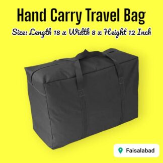 Stylish Black Travel Bag for Unisex