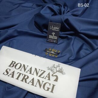 Boski Plain Suit Navy Blue Summer Wear