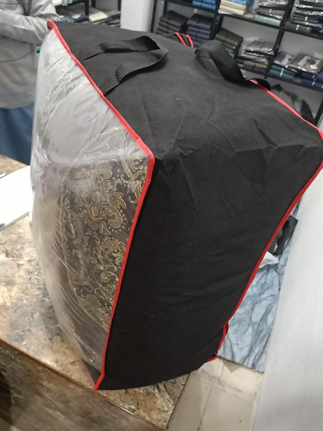 Premium Storage Bag Black Red 12kg Durable Non-Woven - Image 2