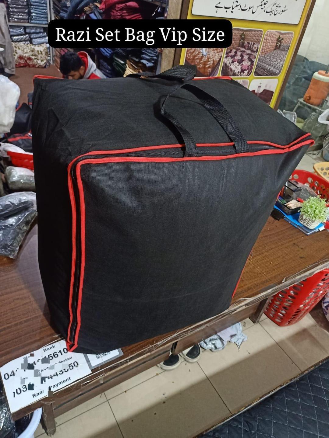 Premium Storage Bag Black Red 12kg Durable Non-Woven - Image 5