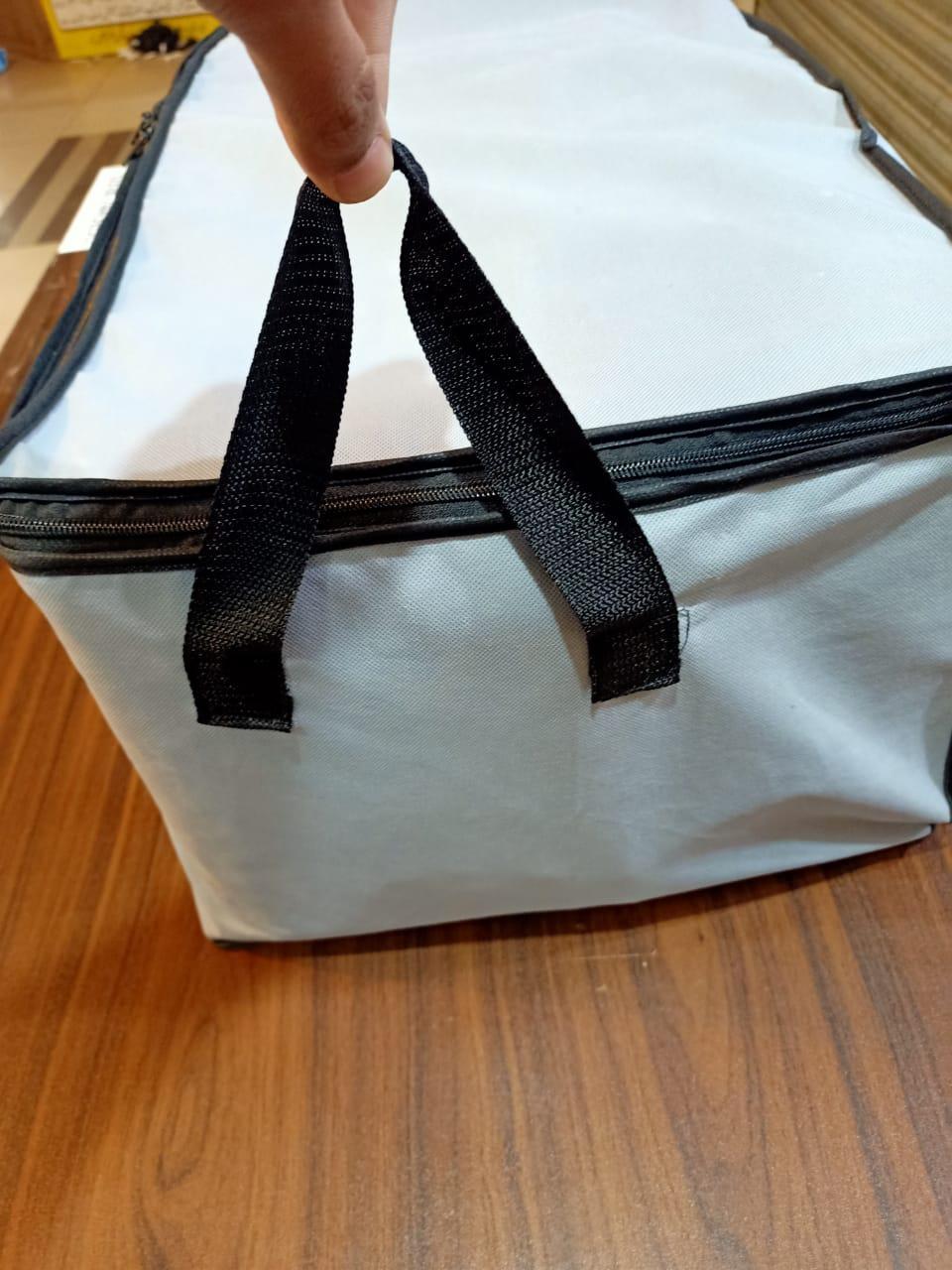 Grey Non-Woven Storage Bag for Home & Travel - Image 3