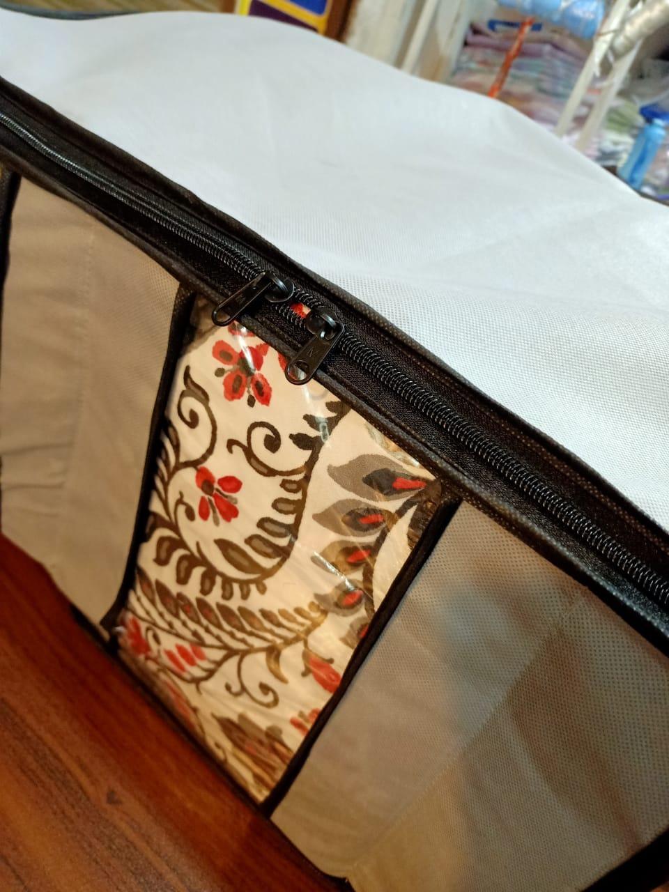 Grey Non-Woven Storage Bag for Home & Travel - Image 4