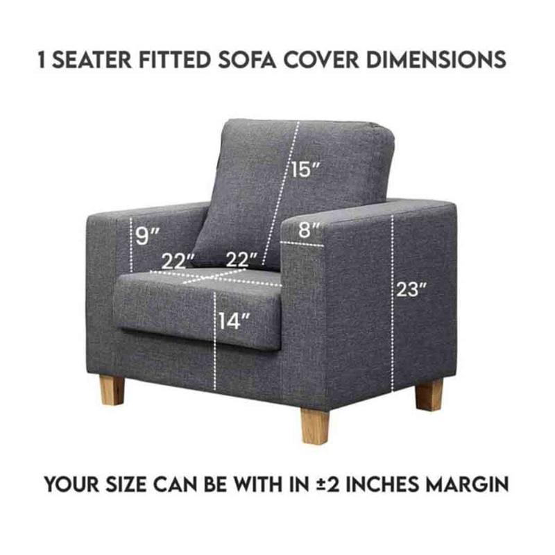 Bubble Turkish Sofa Cover 5 Seater Jersey Fabric - Image 3