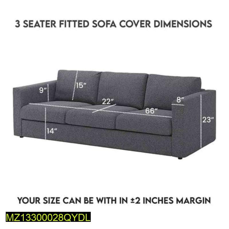Bubble Turkish Sofa Cover 5 Seater Jersey Fabric - Image 4