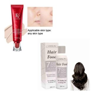 2 in 1 Foundation & Hair Oil Set for Pakistani Skin & Hair