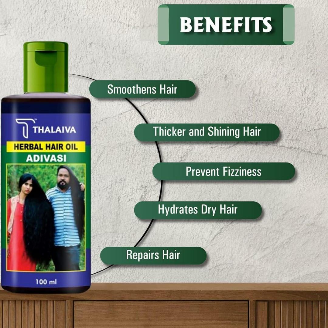Adivasi Hair Oil & Shampoo Bundle 320ml - Image 2