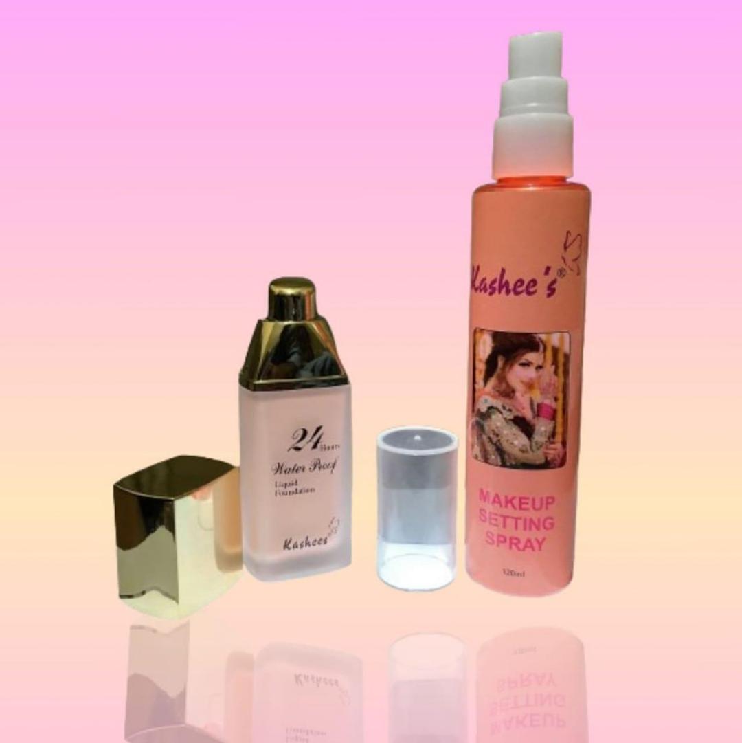 2 in 1 Makeup Set Foundation Spray Long Lasting - Image 2