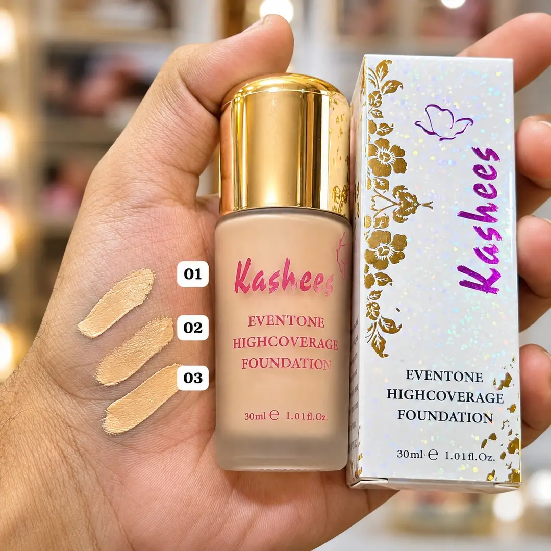 Kashee's 4 In 1 Foundation, Fixer, Face Powder And Loose Powder Deal, Pack Of 4 - Image 2