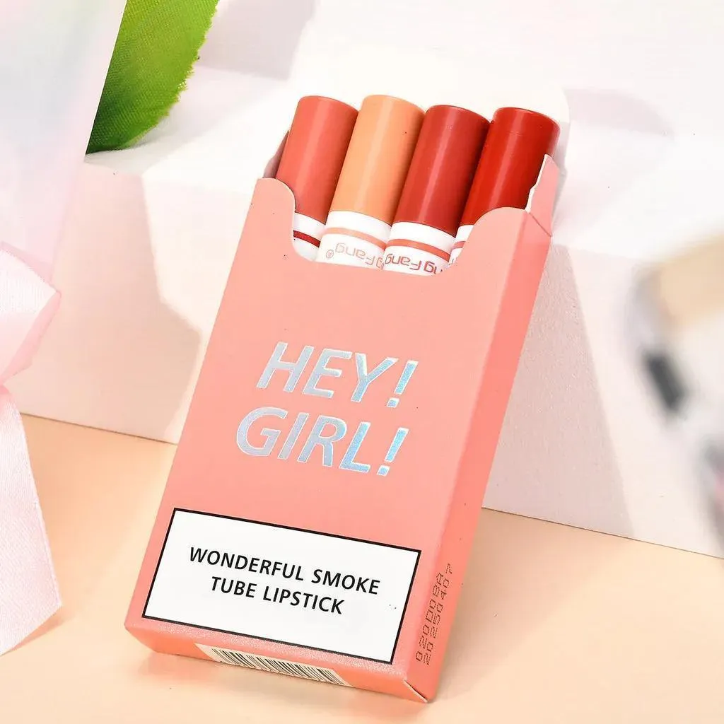 Hey Girl Velvet Matte Lipstick Pack of 4 Shades - Image 2