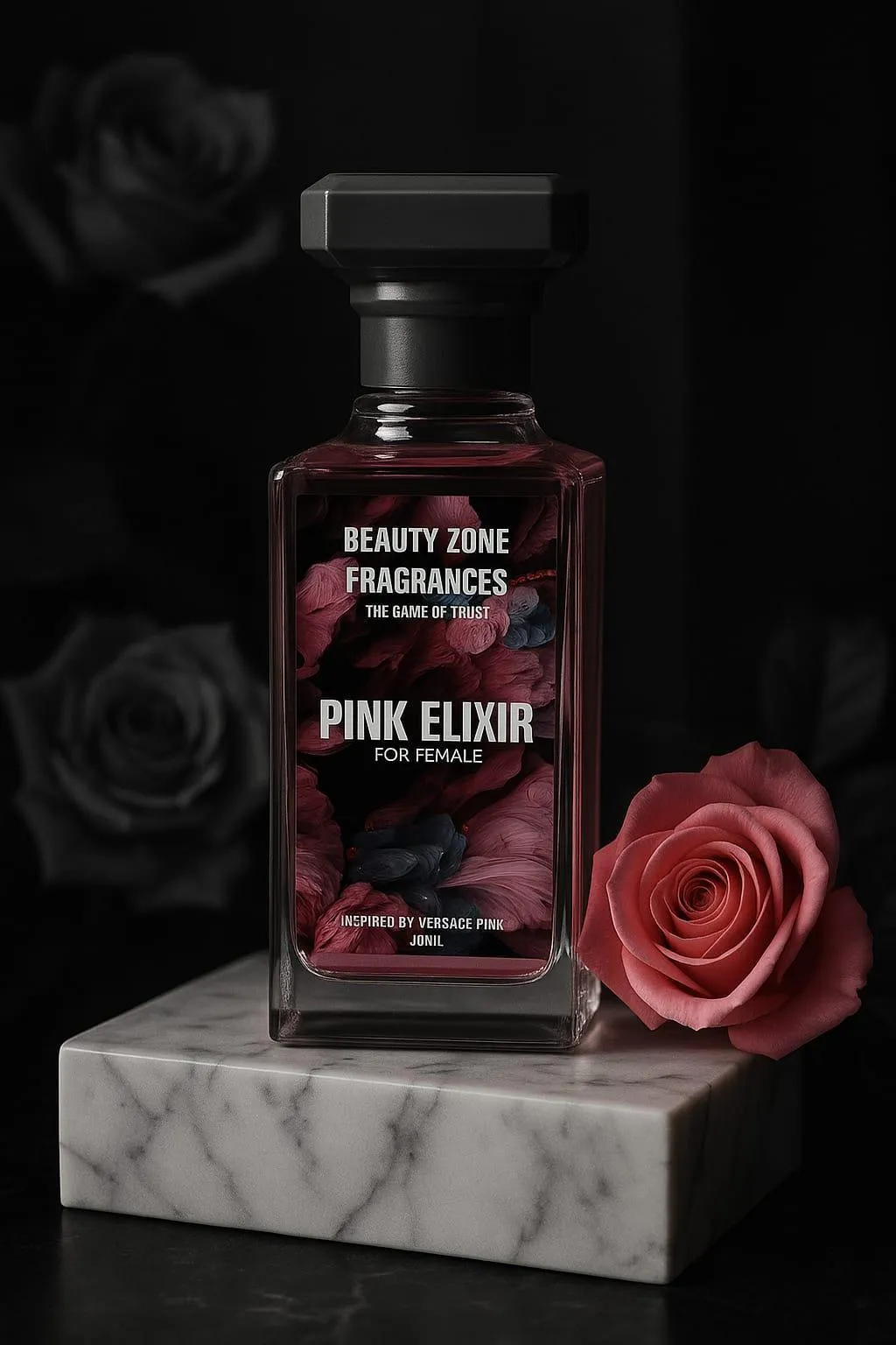 Pink Elixir Woody Perfume for Men 24H Sweat Resistant - Image 6