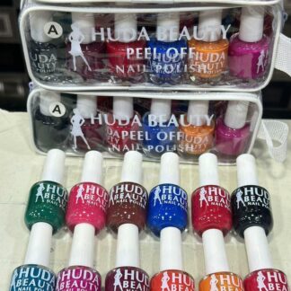 Multicolor Peel Off Nail Polish 12 Pcs Quick Drying