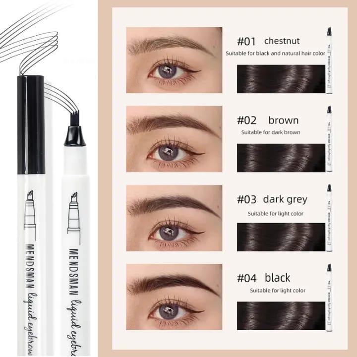 Waterproof Eyebrow Pencil Four Claw Shades - Image 2