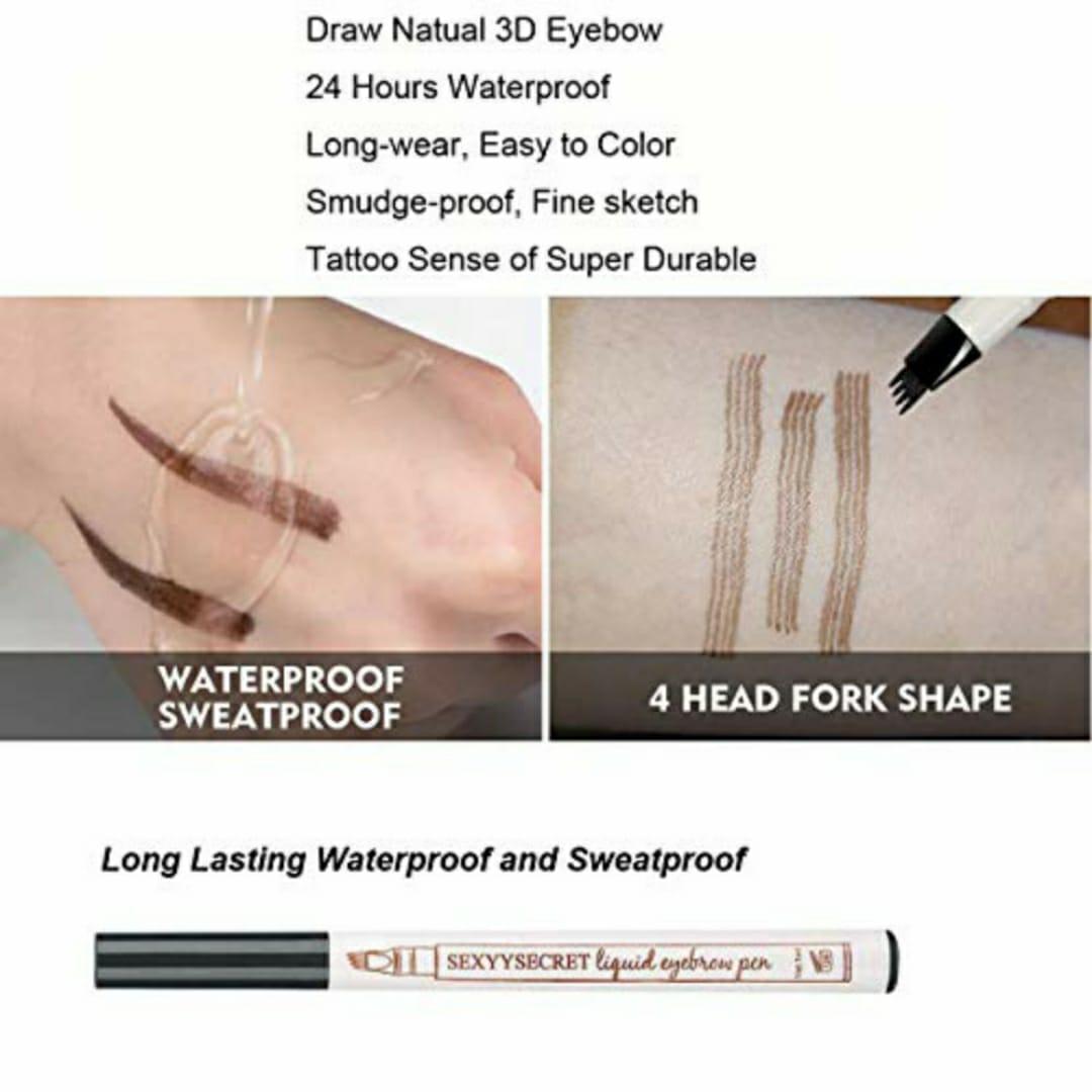 Waterproof Eyebrow Pencil Four Claw Shades - Image 4