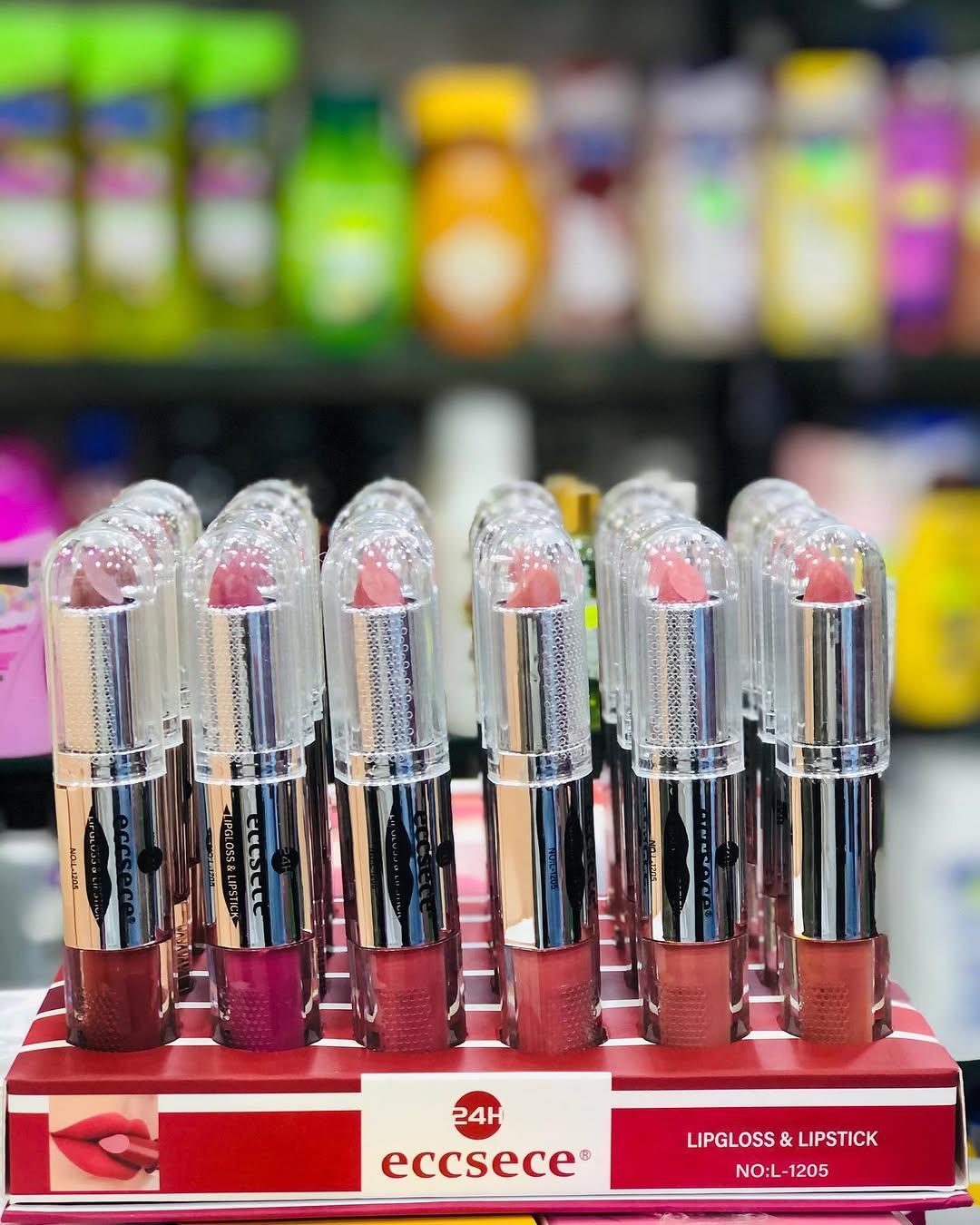 High Pigmented Matte Lip Gloss 2-in-1 Cherry Nude