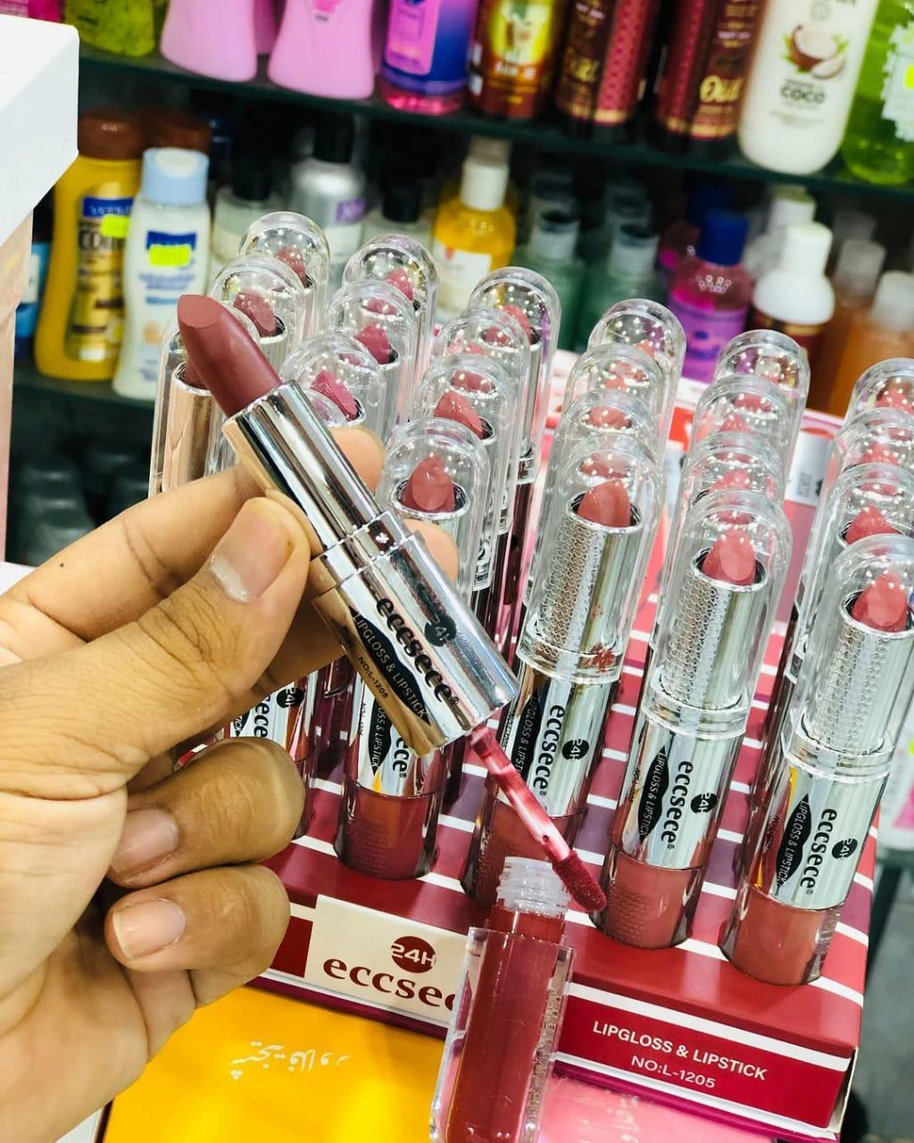 High Pigmented Matte Lip Gloss 2-in-1 Cherry Nude - Image 3