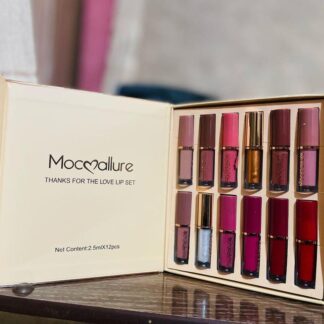 12-Piece Glossy Lip Gloss Set for Pakistani Women