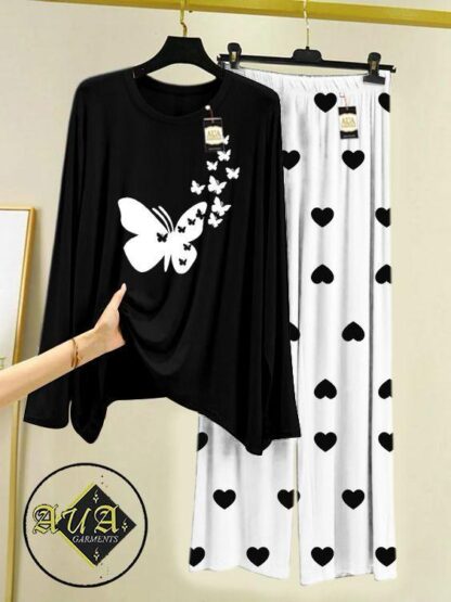 Black White Printed