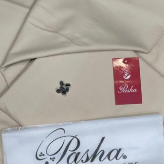 Pasha Men's Wash & Wear Plain Suit Off-White