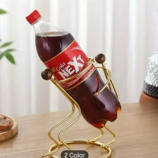 Golden Humanoid Drink Rack for Home Office Decor