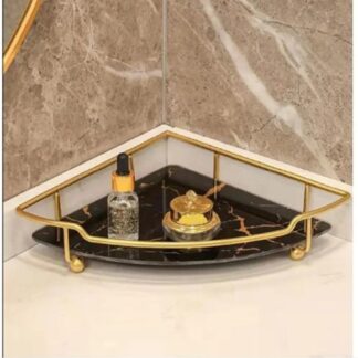 Metal Makeup Organizer Rack Golden Silver Black White