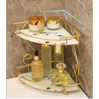 Premium Metal Makeup Organizer - 4 Colors, Triple Layer, Durable